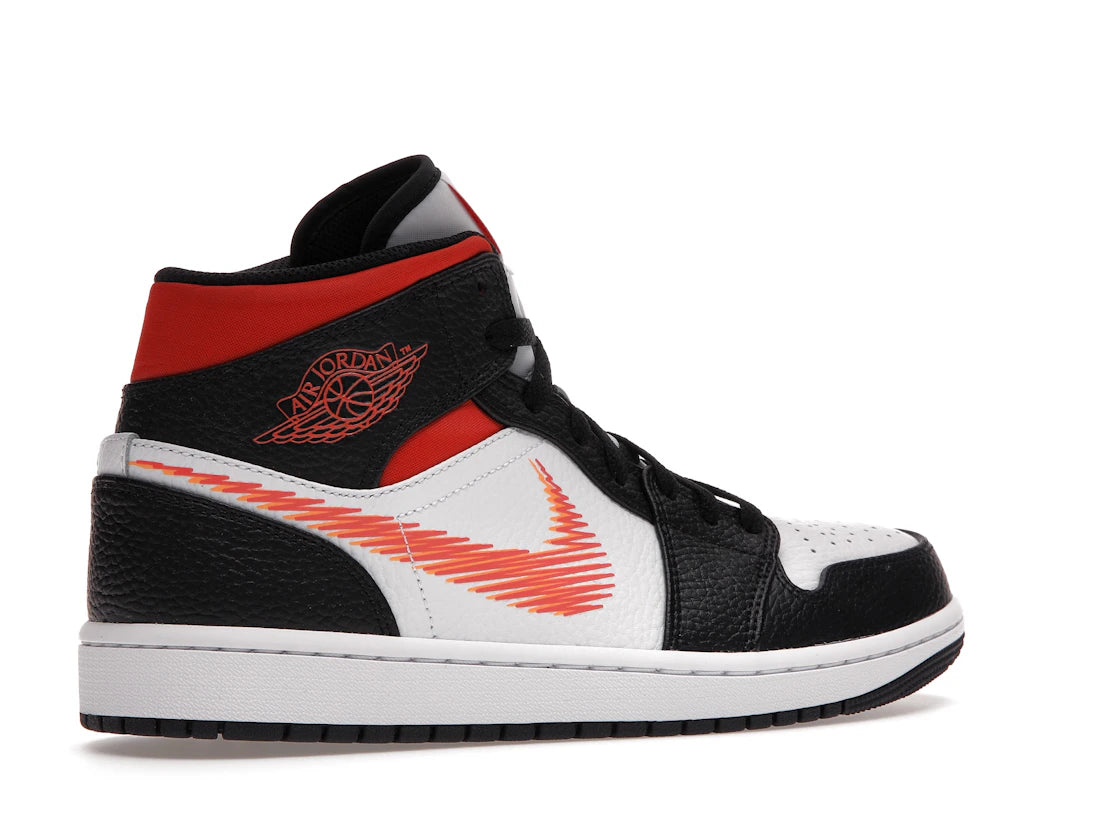 Jordan 1 Mid Zig Zag Swoosh