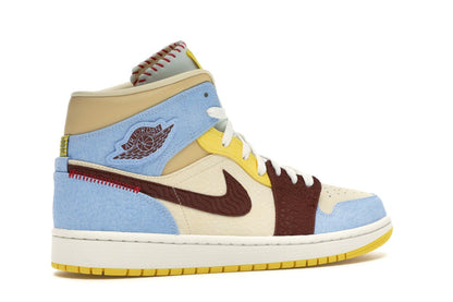 Jordan 1 Mid SE Fearless Maison Chateau Rouge