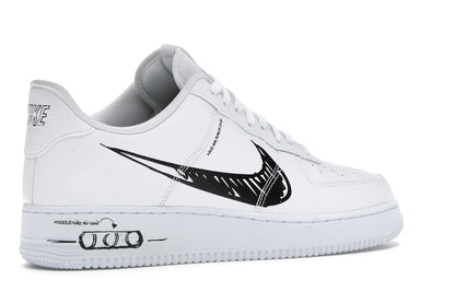 Nike Air Force 1 Low Sketch White Black