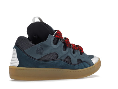 Lanvin Leather Curb Blue Grey