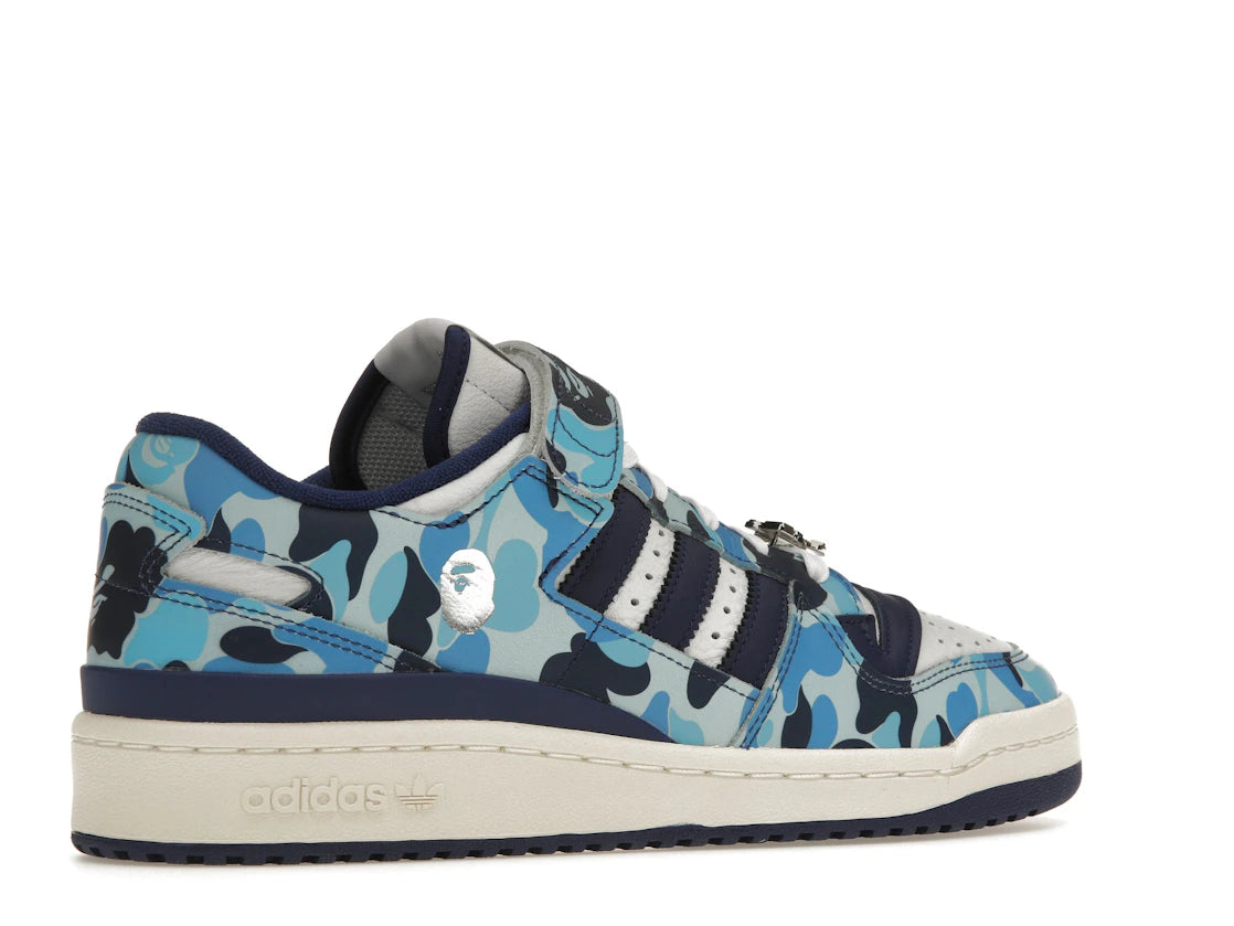 Adidas Forum 84 Low Bape 30th Anniversary Blue Camo