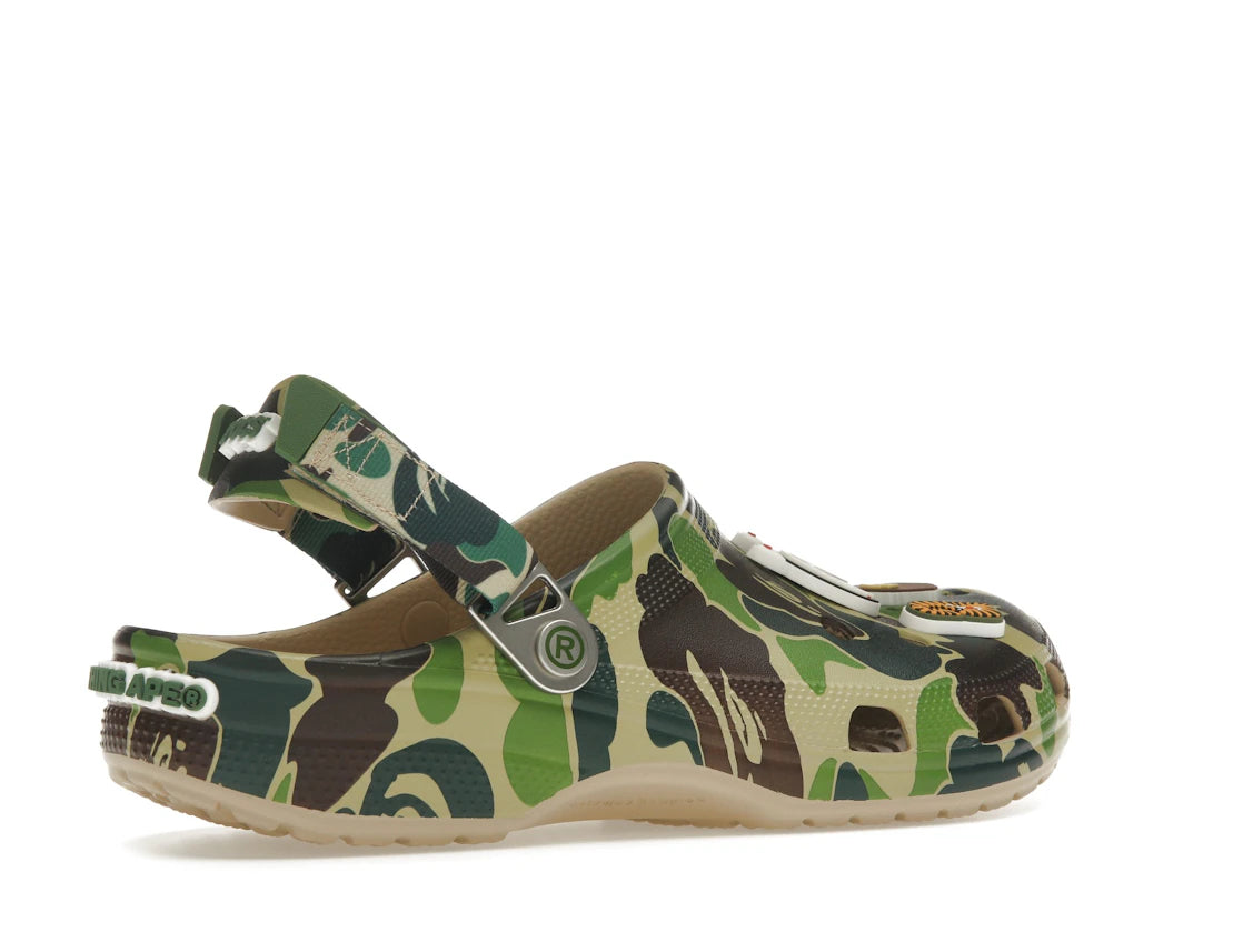 Crocs Classic Clog A Bathing Ape ABC Camo Green