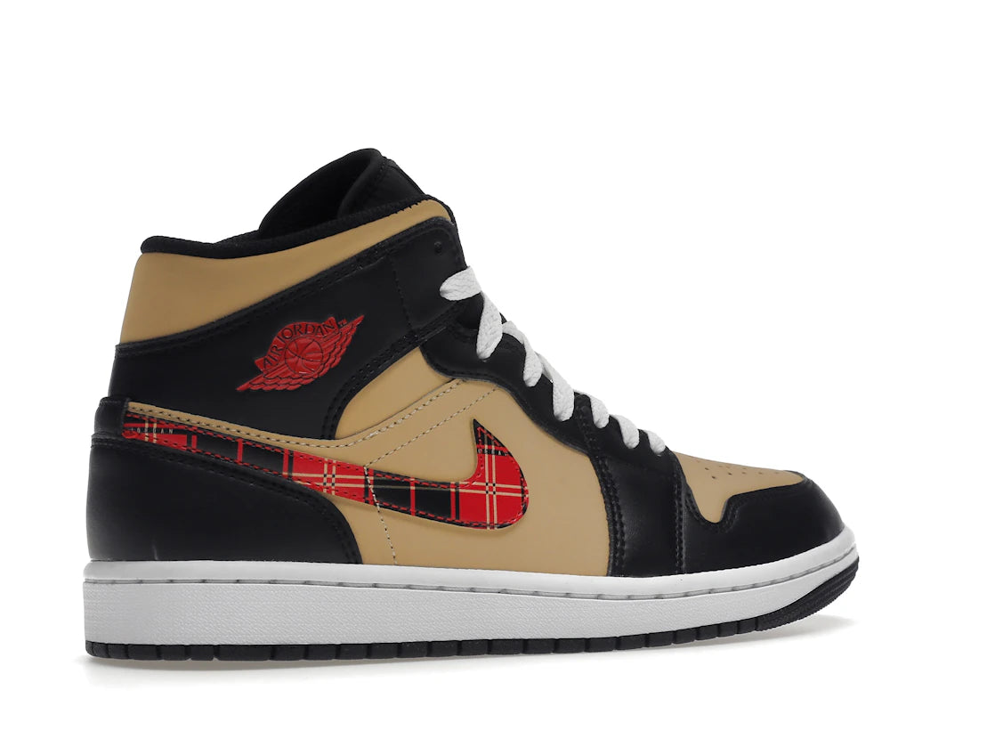 Air Jordan 1 Mid Tartan Swoosh