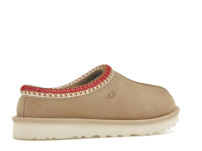 Pantoufles UGG Tasman couleur sable cerise foncé (Femme)