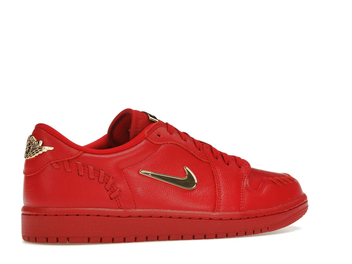 Jordan 1 Low Method of Make Gym Red Metallic Gold