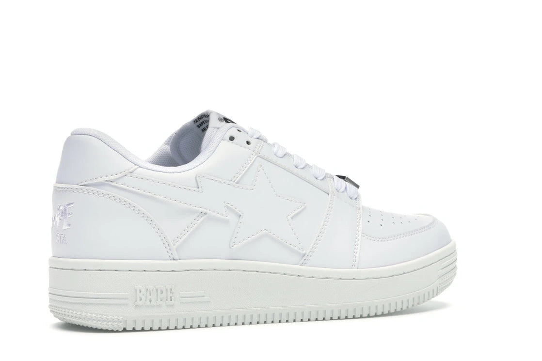 BAPE STA Low White
