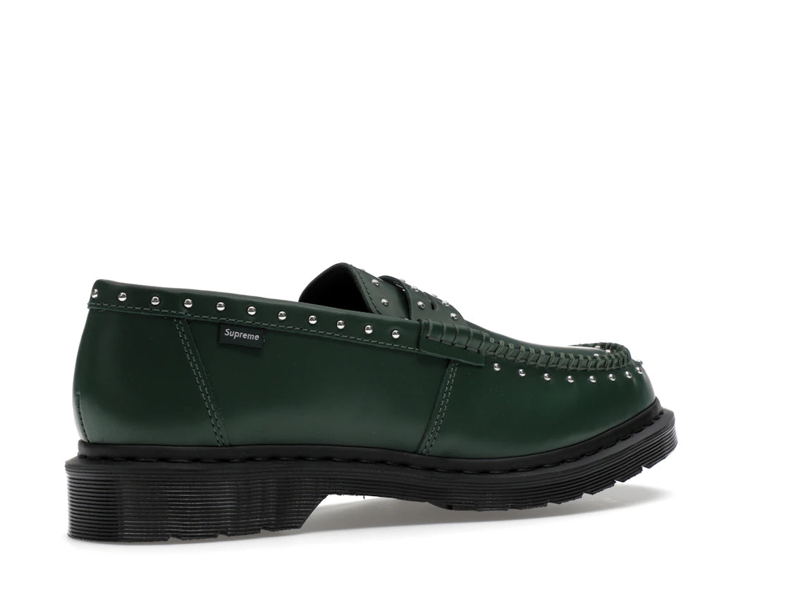 Dr. Martens Studded Penton Loafer Supreme Green