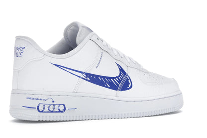 Nike Air Force 1 Low Sketch White Royal
