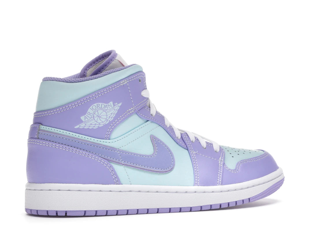 Jordan 1 Mid Purple Aqua