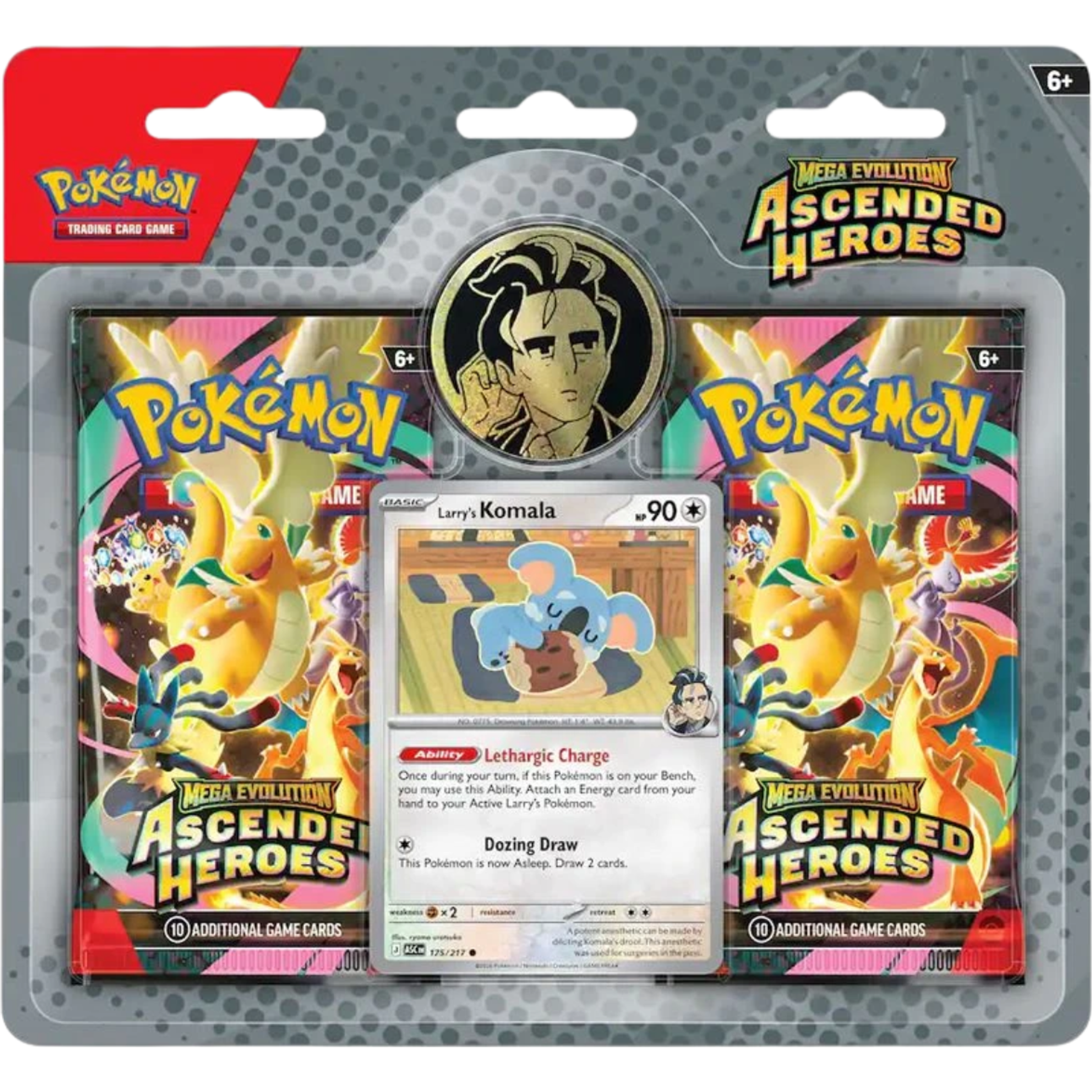 Mega Evolution Ascended Heroes Collection (Larry's Komala)