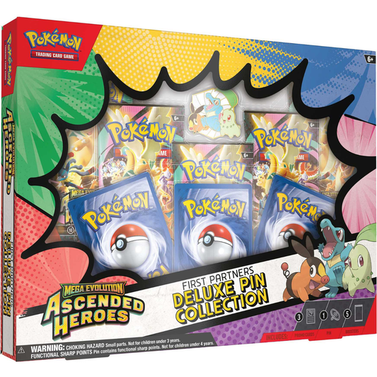 Mega Evolution Ascended Heroes First Partners Deluxe Pin Collection