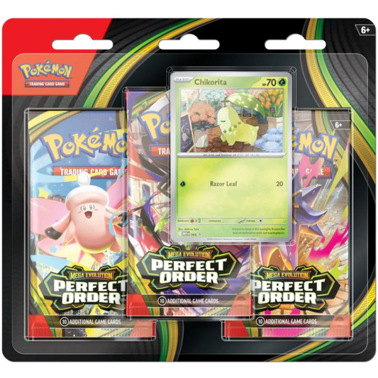 Mega Evolution Perfect Order 3-Pack Blister
