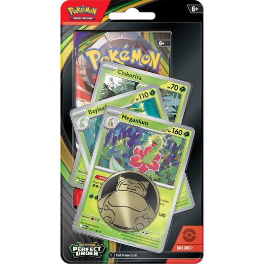 Mega Evolution Perfect Order Premium Checklane Blister (Meganium Line)