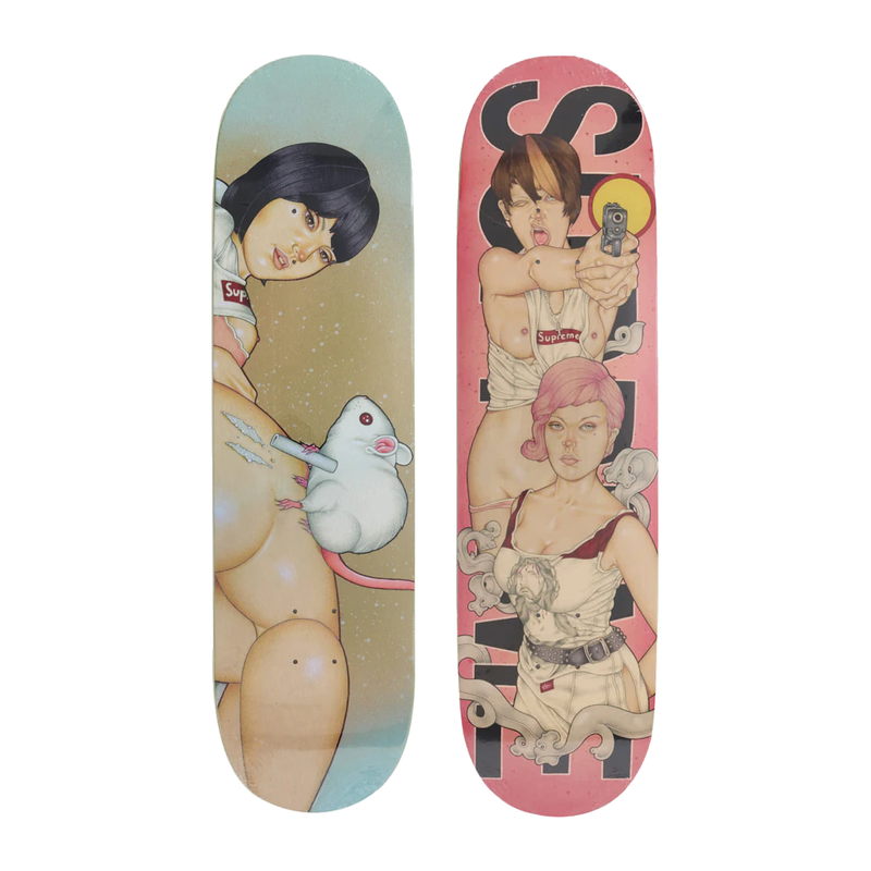 Supreme Girls Skateboard Deck Set Multicolor