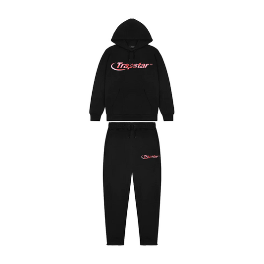 Trapstar Hyperdrive Chrome Tracksuit Black/Infrared