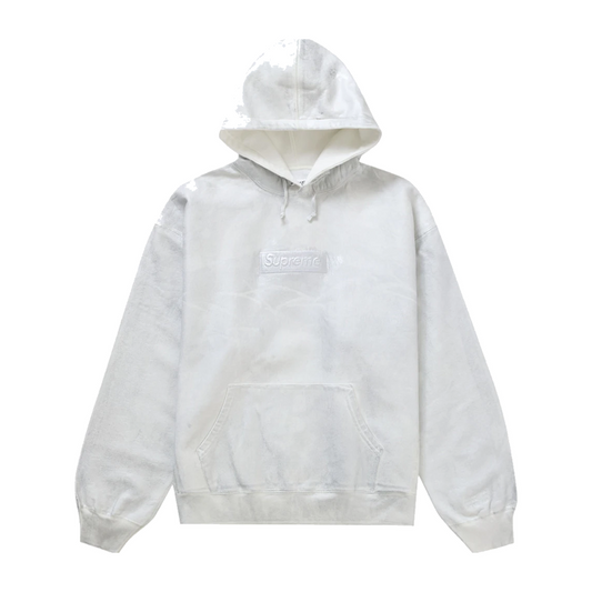 Supreme MM6 Maison Margiela Foil Box Logo Hooded Sweatshirt White