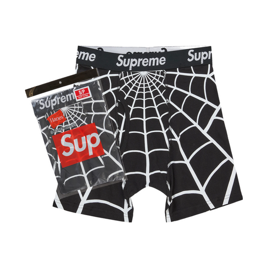 Supreme Hanes Spider-Man Boxer Briefs Black