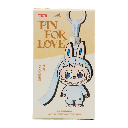 Pop Mart Labubu The Monsters Pin for Love Series Vinyl Plush Pendant Single Blind Box