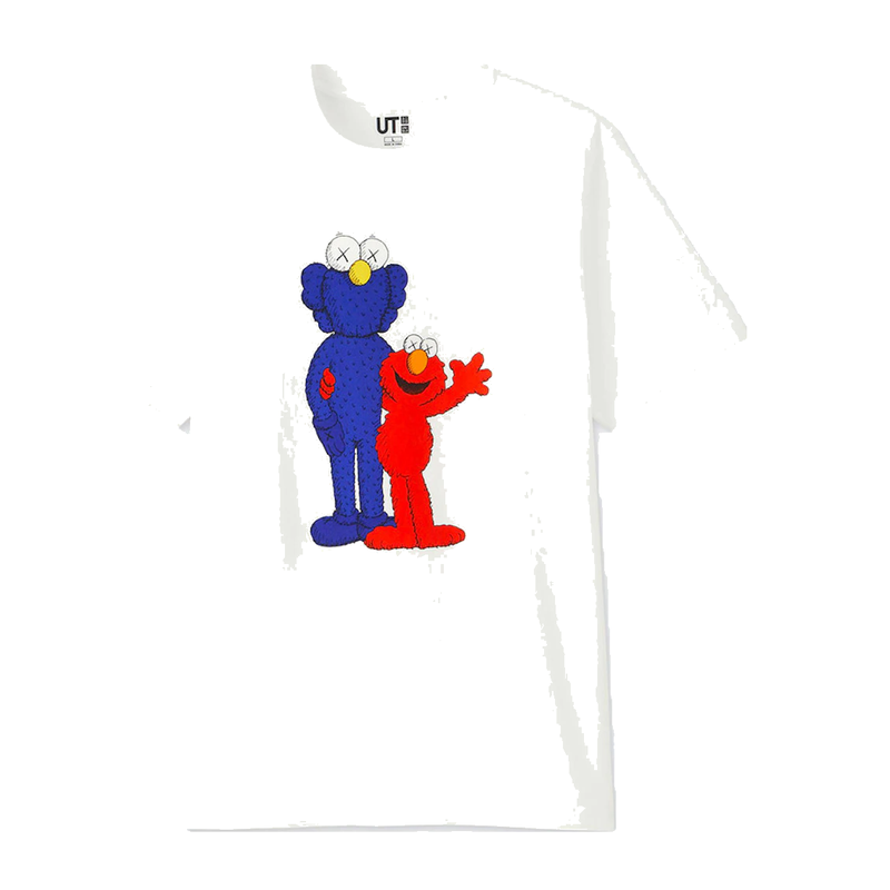 KAWS x Uniqlo x Sesame Street BFF Elmo Tee White