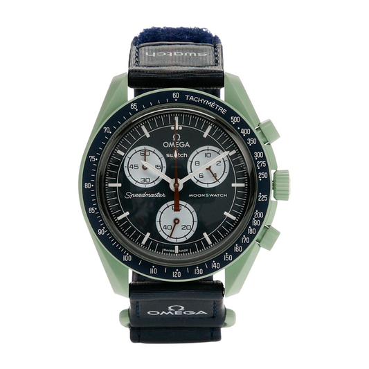 Swatch x Omega Bioceramic Moonswatch Mission to Earth SO33G100