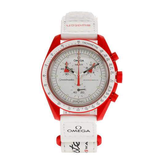 Swatch x Omega Bioceramic Moonswatch Mission to Mars SO33R100