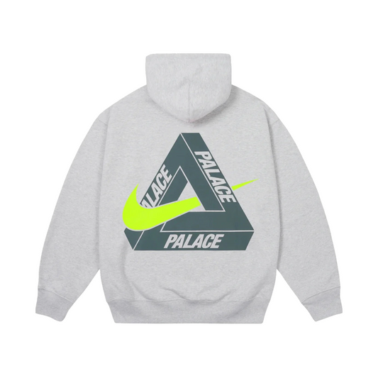 Palace x Nike Tri Swoosh Hood Grey Marl