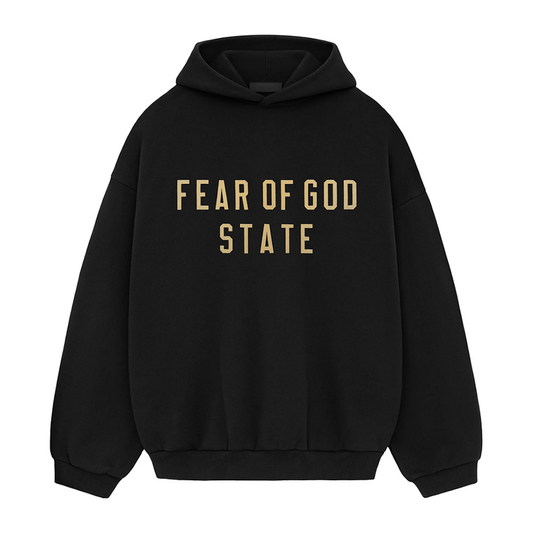 Fear of God Essentials Fleece Hoodie Black