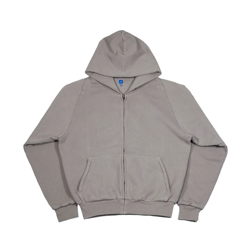 Yeezy x Gap Unreleased Zip Sweatshirt Hoodie Light Gray