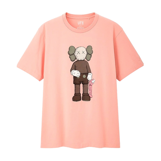 KAWS x Uniqlo Companion Tee Pink