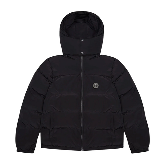Trapstar Irongate Detachable Hooded Puffer Jacket Black
