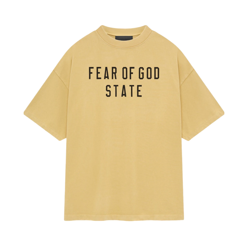 Fear of God Essentials Heavy Crewneck Tee Amber