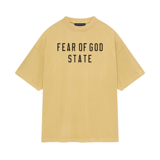 Fear of God Essentials Heavy Crewneck Tee Amber