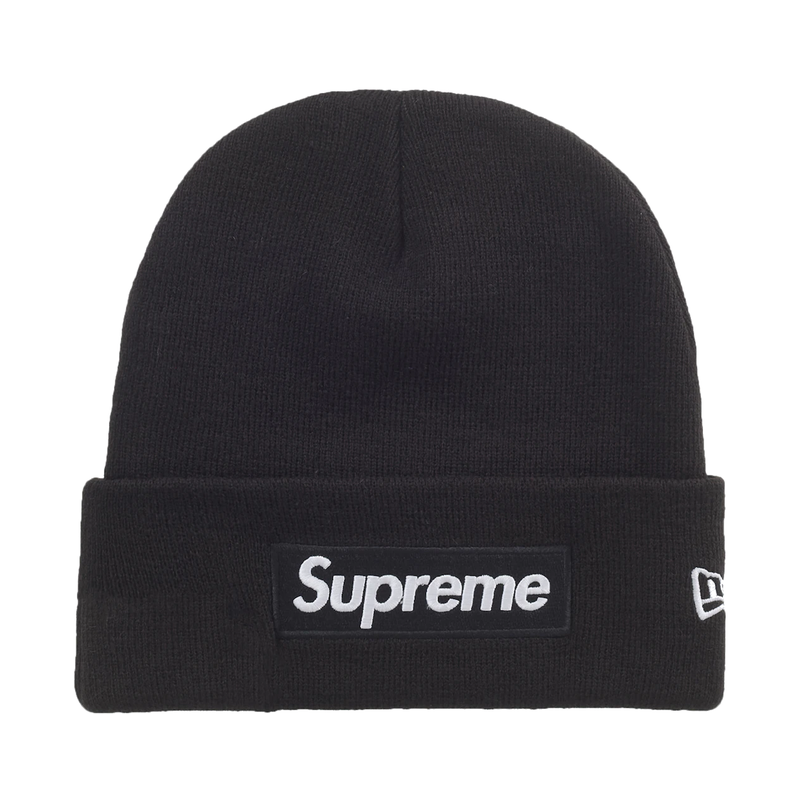 Supreme New Era Box Logo Beanie Black