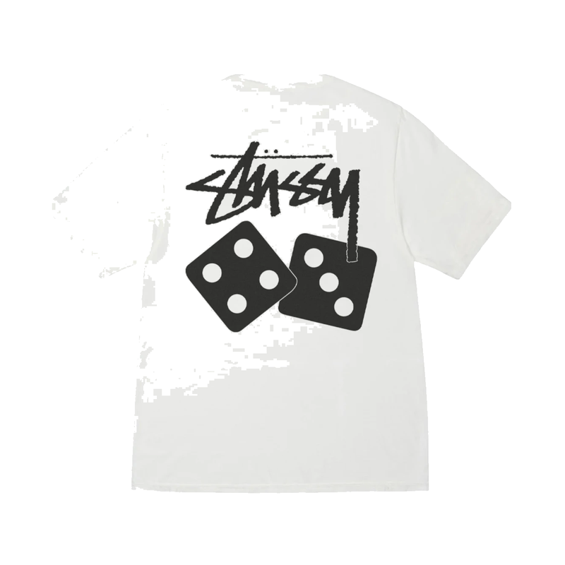 Stussy Dice Pigment Dyed Tee Natural