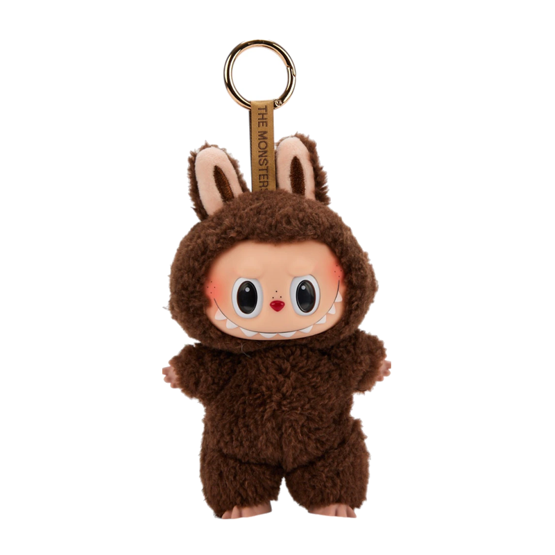 Pop Mart Labubu The Monsters Exciting Macaron Chestnut Cocoa Vinyl Plush Pendant