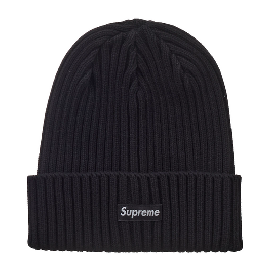 Supreme Overdyed Beanie Black