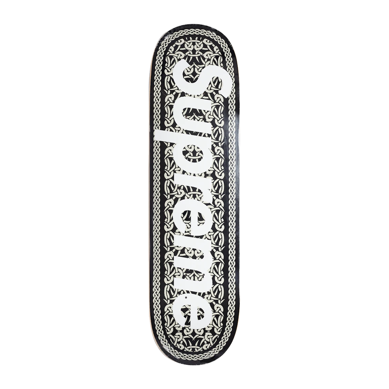 Supreme Celtic Knot Skateboard Deck Black