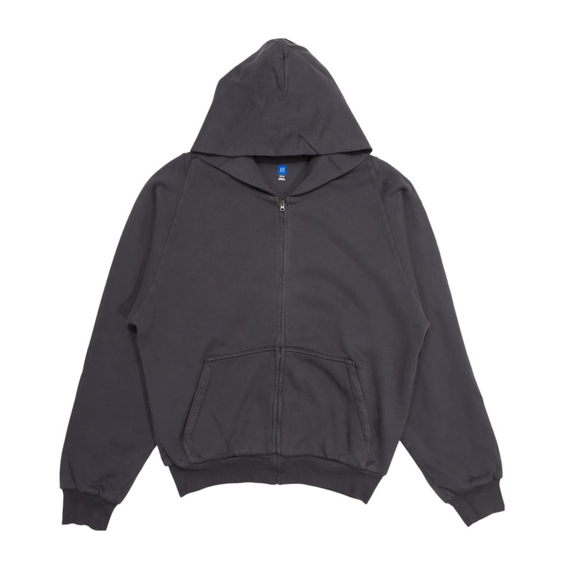 Yeezy x Gap Unreleased Zip Sweatshirt Hoodie Dark Gray