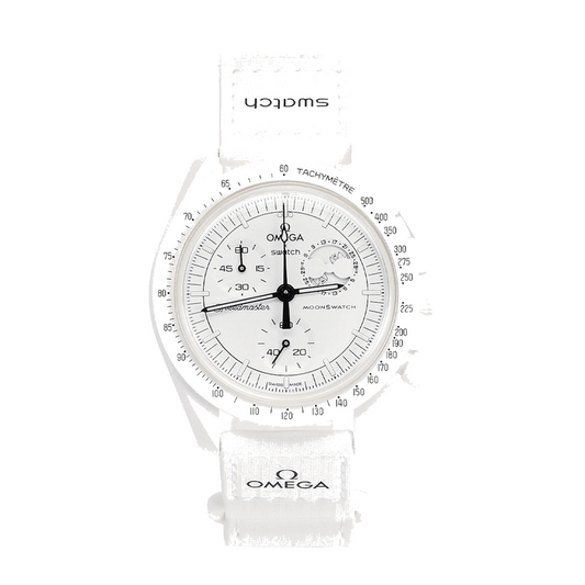 Swatch x Omega Bioceramic Moonswatch Mission To Moonphase Snoopy SO33W700