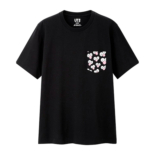 KAWS x Uniqlo BFF Pocket Tee Black