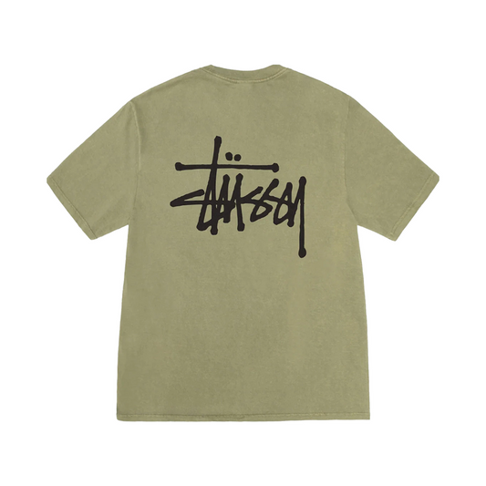 Stussy Basic Stussy Pigment Dyed T-shirt Olive