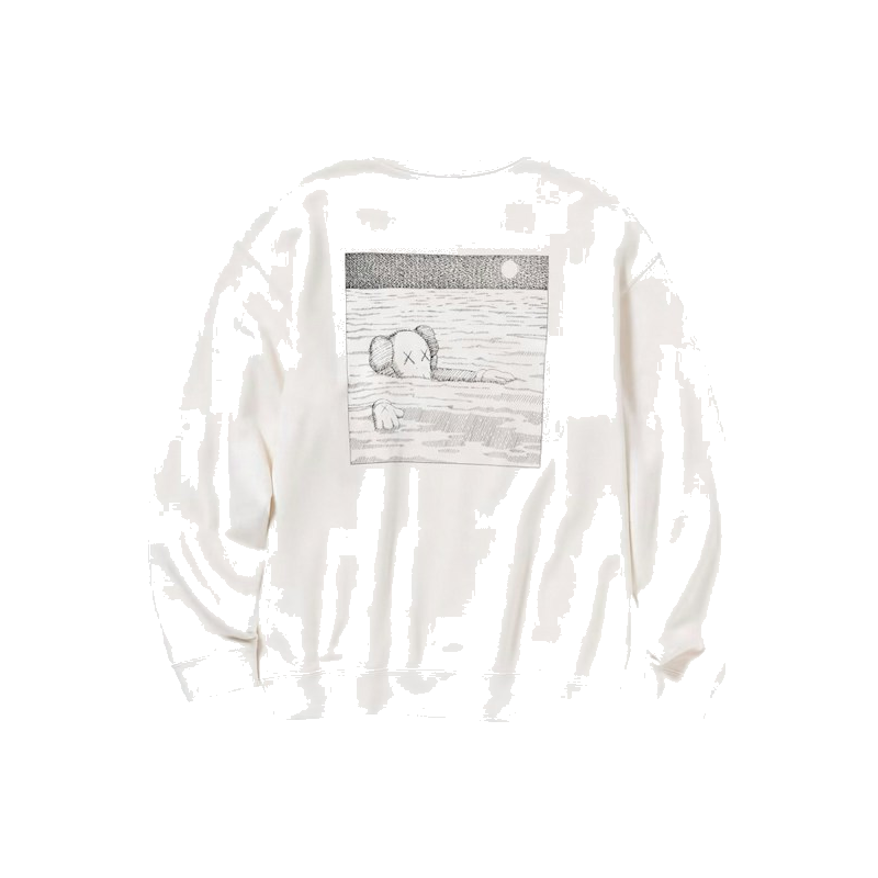 KAWS x Uniqlo Longsleeve Sweatshirt Off White