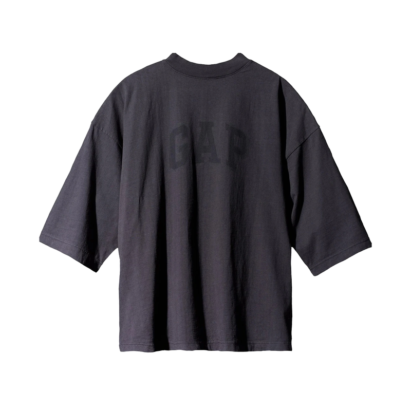 Yeezy Gap Engineered by Balenciaga Dove 3/4 Sleeve Tee Washed Black