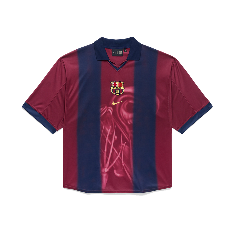 Travis Scott x Nike x FC Barcelona Retro 2000/01 Home Skeleton Jersey Multicolor