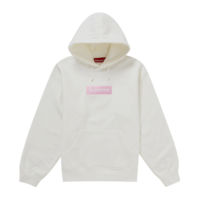Supreme Box Logo Hooded Sweatshirt White