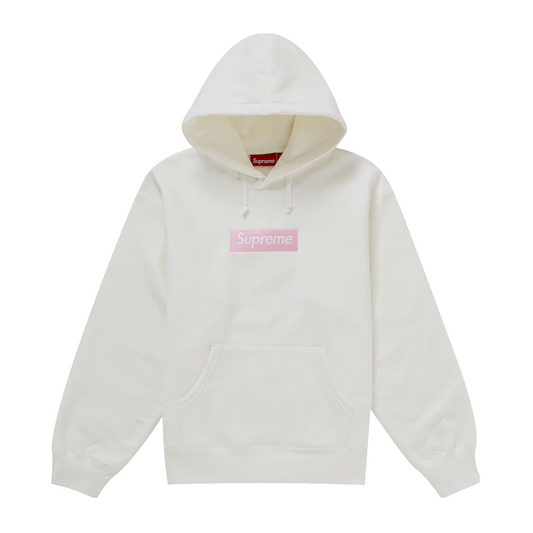 Supreme Box Logo Hooded Sweatshirt White