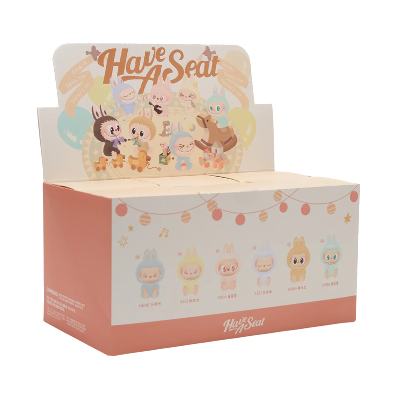Pop Mart Labubu The Monsters Have a Seat Vinyl Plush Unsealed Case