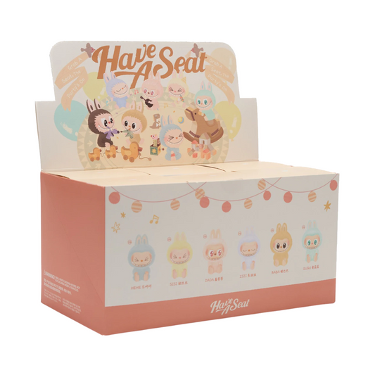 Pop Mart Labubu The Monsters Have a Seat Vinyl Plush Unsealed Case