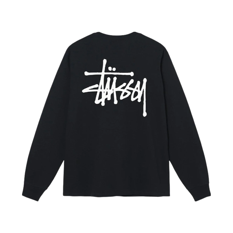 Stussy Basic L/S Tee Black