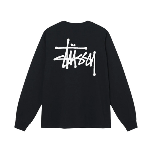 Stussy Basic L/S Tee Black